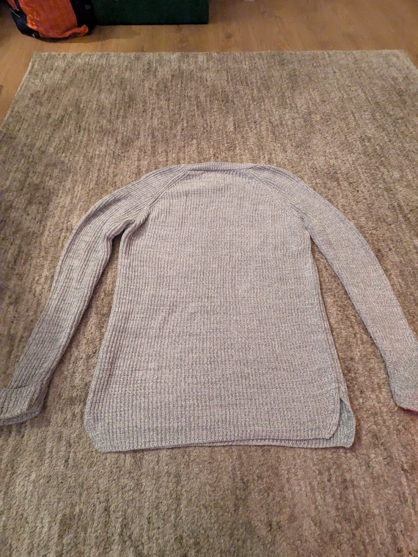 Superdry Grey Ribbed Knit Jumper, Superdry, S, Excellent condition — preloved on SilentSale®