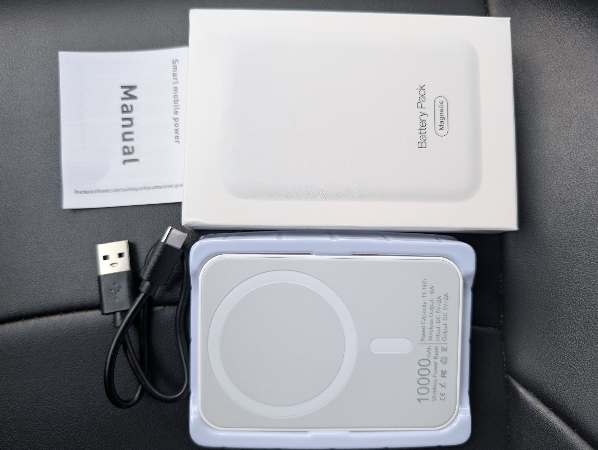 Magnetic Wireless Power Bank 10000mAh with USB-C Cable, Unbranded, One Size, New condition — preloved on SilentSale®