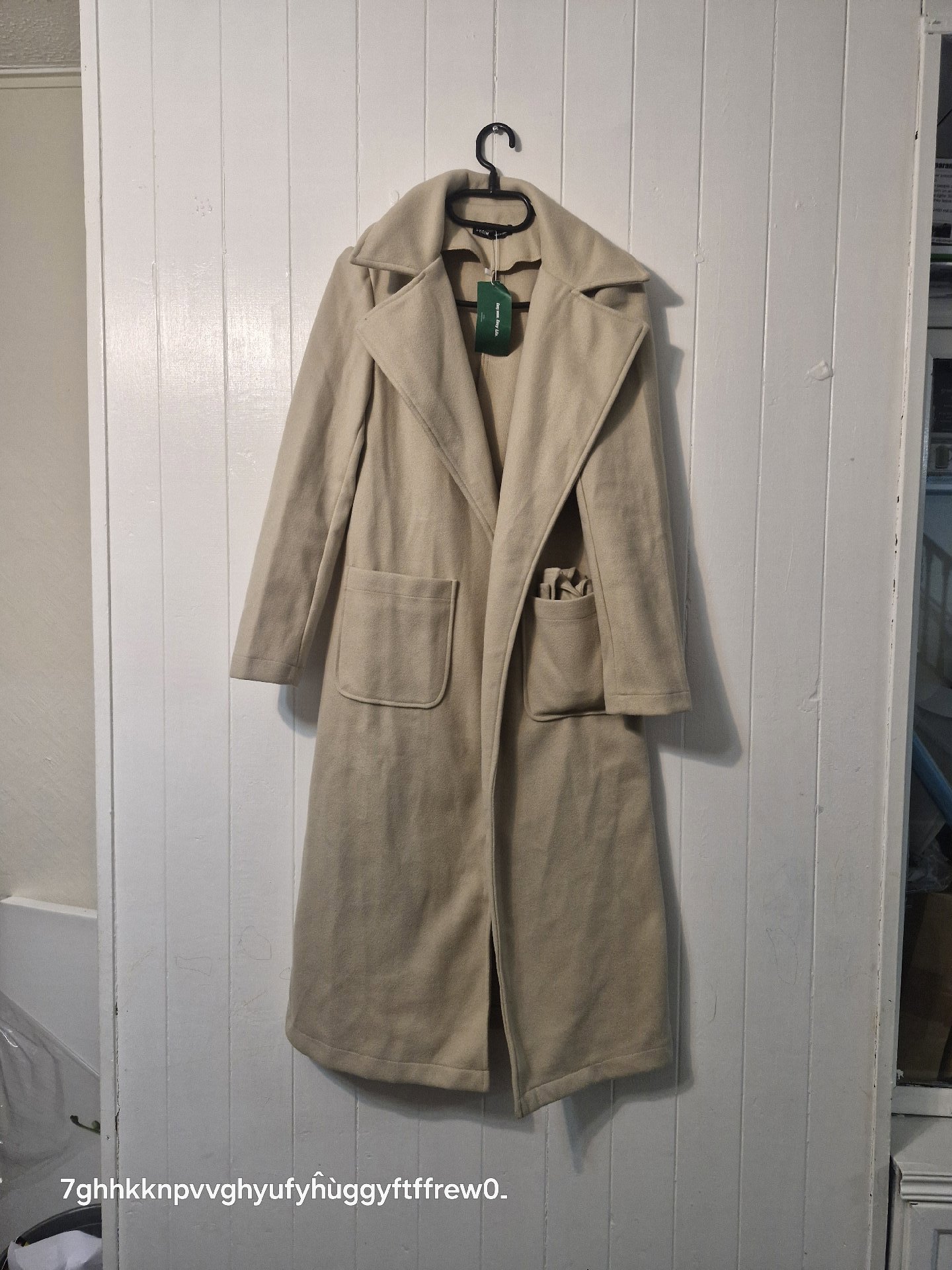 Shein Beige Long Coat Size UK 6 EU 34 US 2, Shein, 6, New condition — preloved on SilentSale®