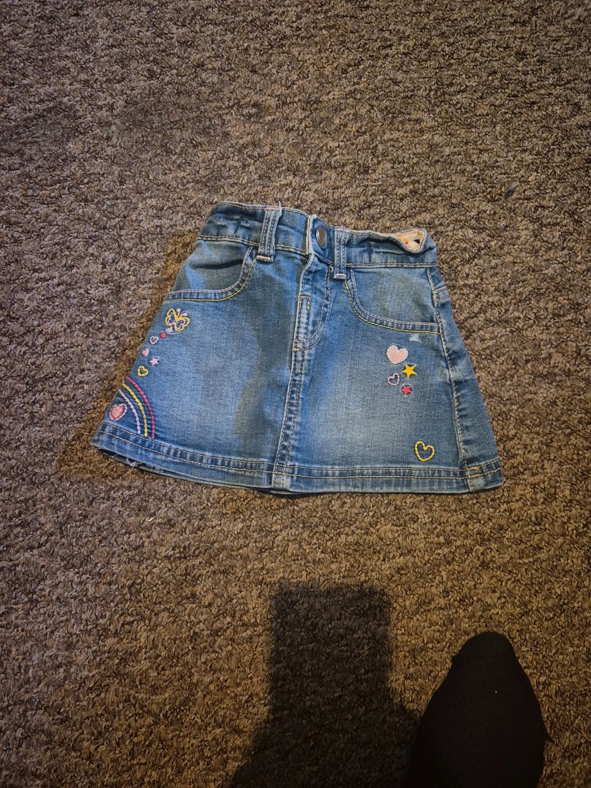 denim skirt, Nutmeg, 12-18 months / 80 cm, Excellent condition — preloved on SilentSale®