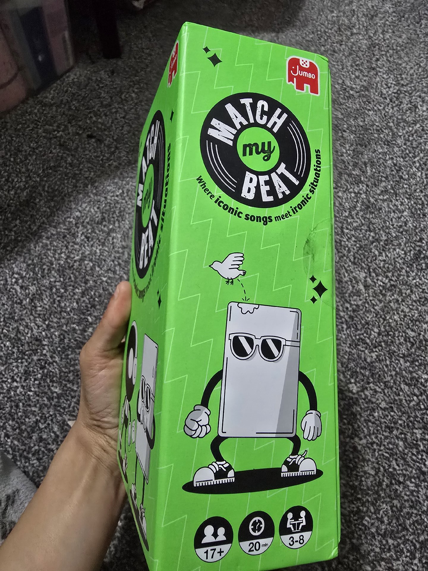 Match My Beat Card Game by Jumbo, Jumbo, One Size, New condition — preloved on SilentSale®
