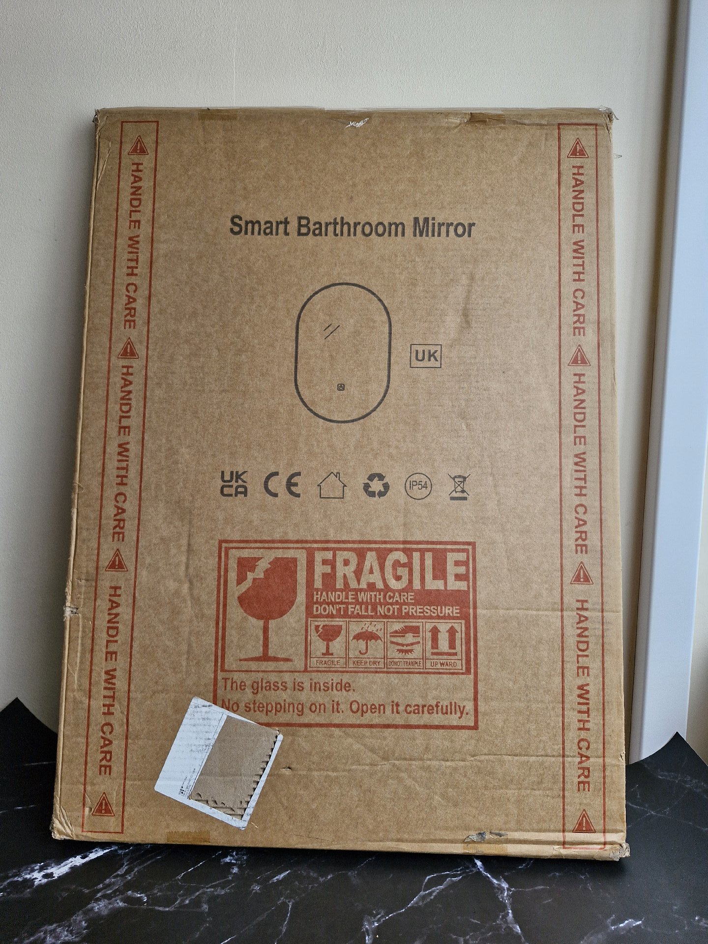 Oval Wall Mirror with LED Light Strip, srtvietae, One Size, New condition — preloved on SilentSale®