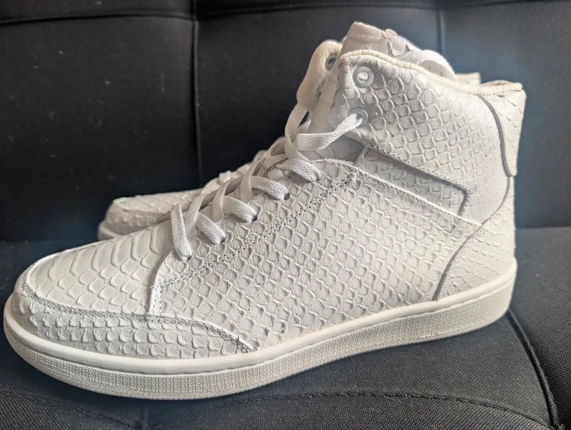 Soulstar White High Top Trainers - UK Size 11.5, Soulstar, 11.5, New condition — preloved on SilentSale®