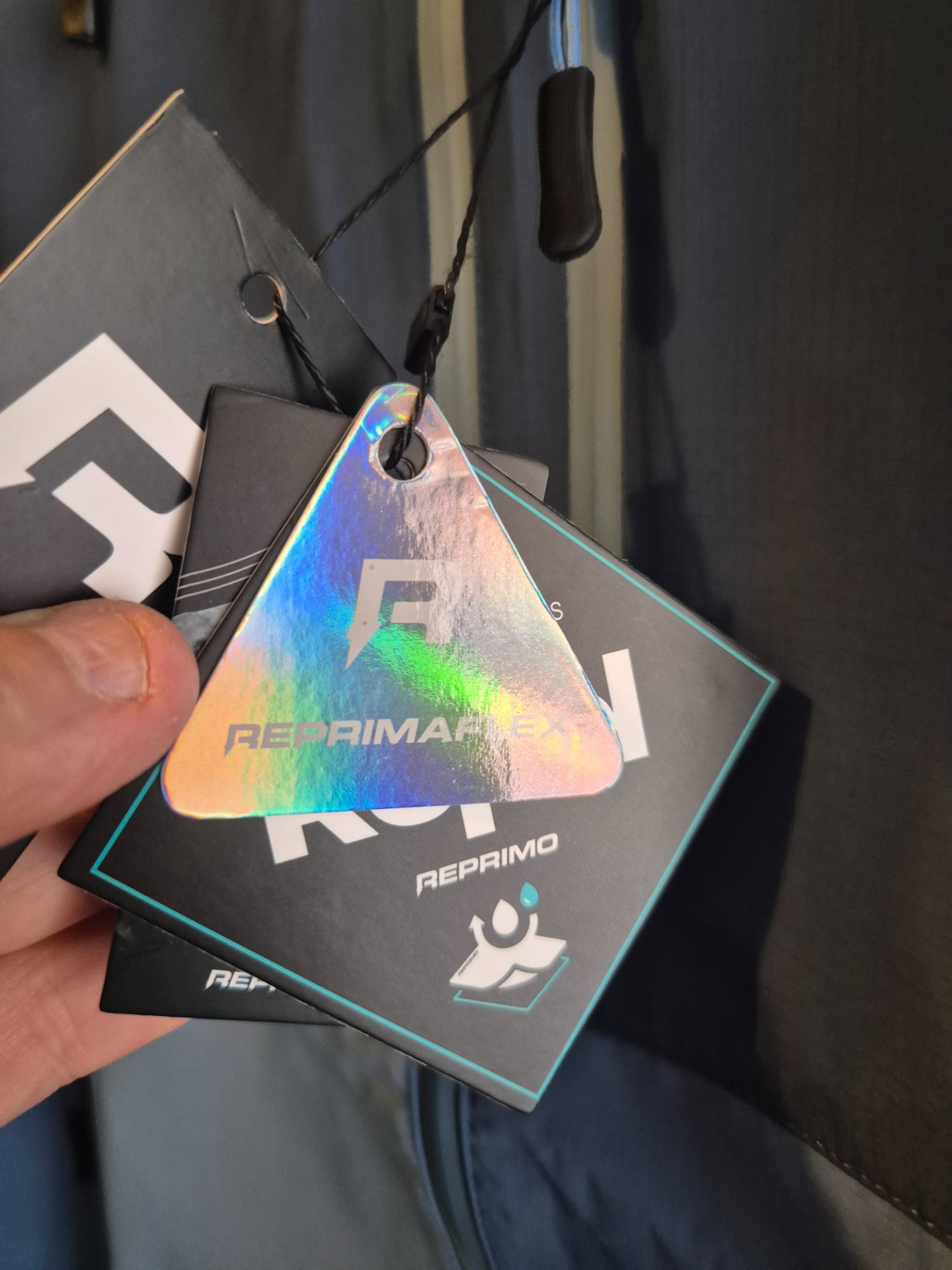 Reprimo Blue Lightweight Waterproof Jacket XL, Reprimo, XL, New condition — preloved on SilentSale®