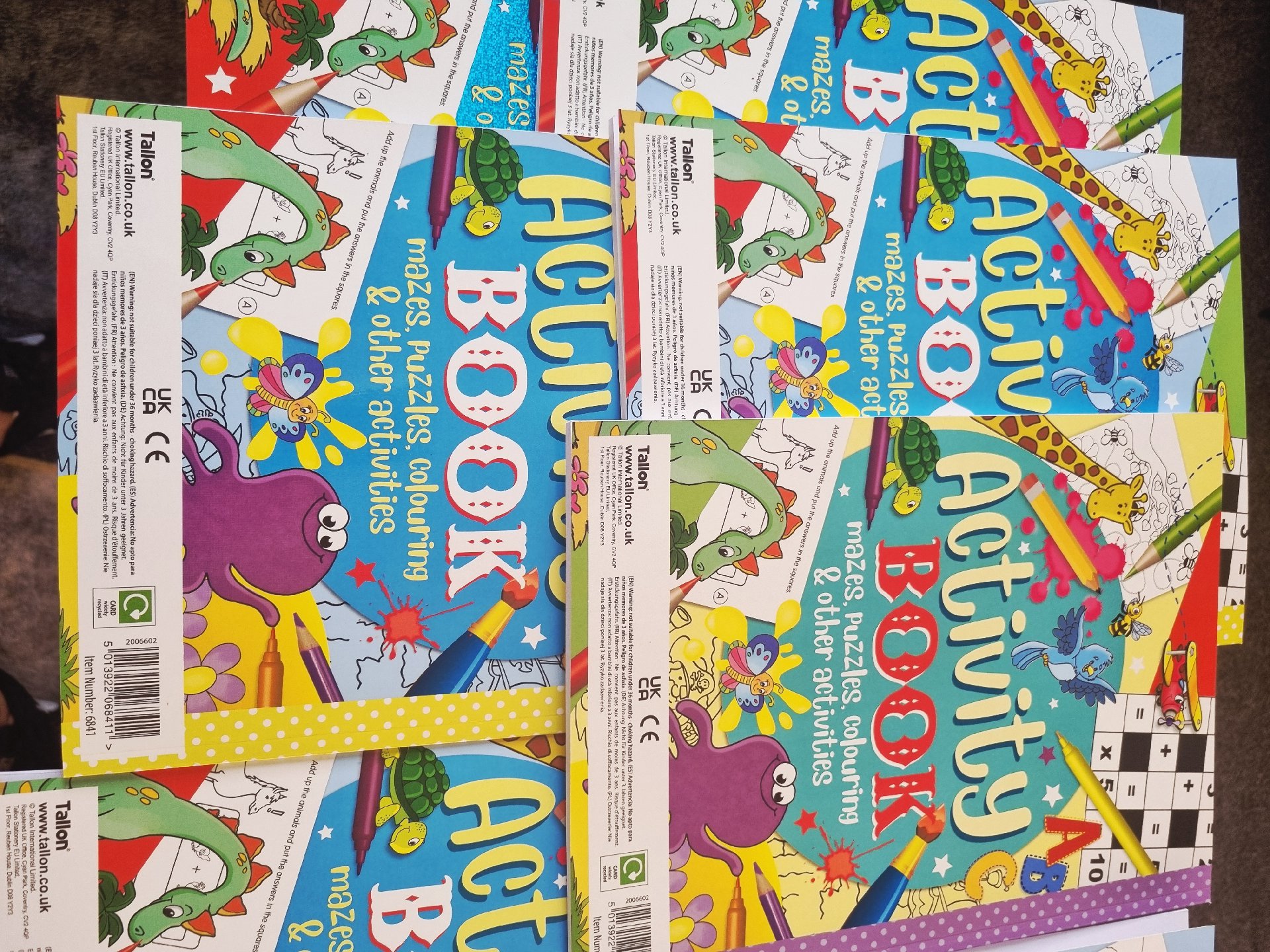 Activity books for kids, Tallon, Small, New condition — preloved on SilentSale®