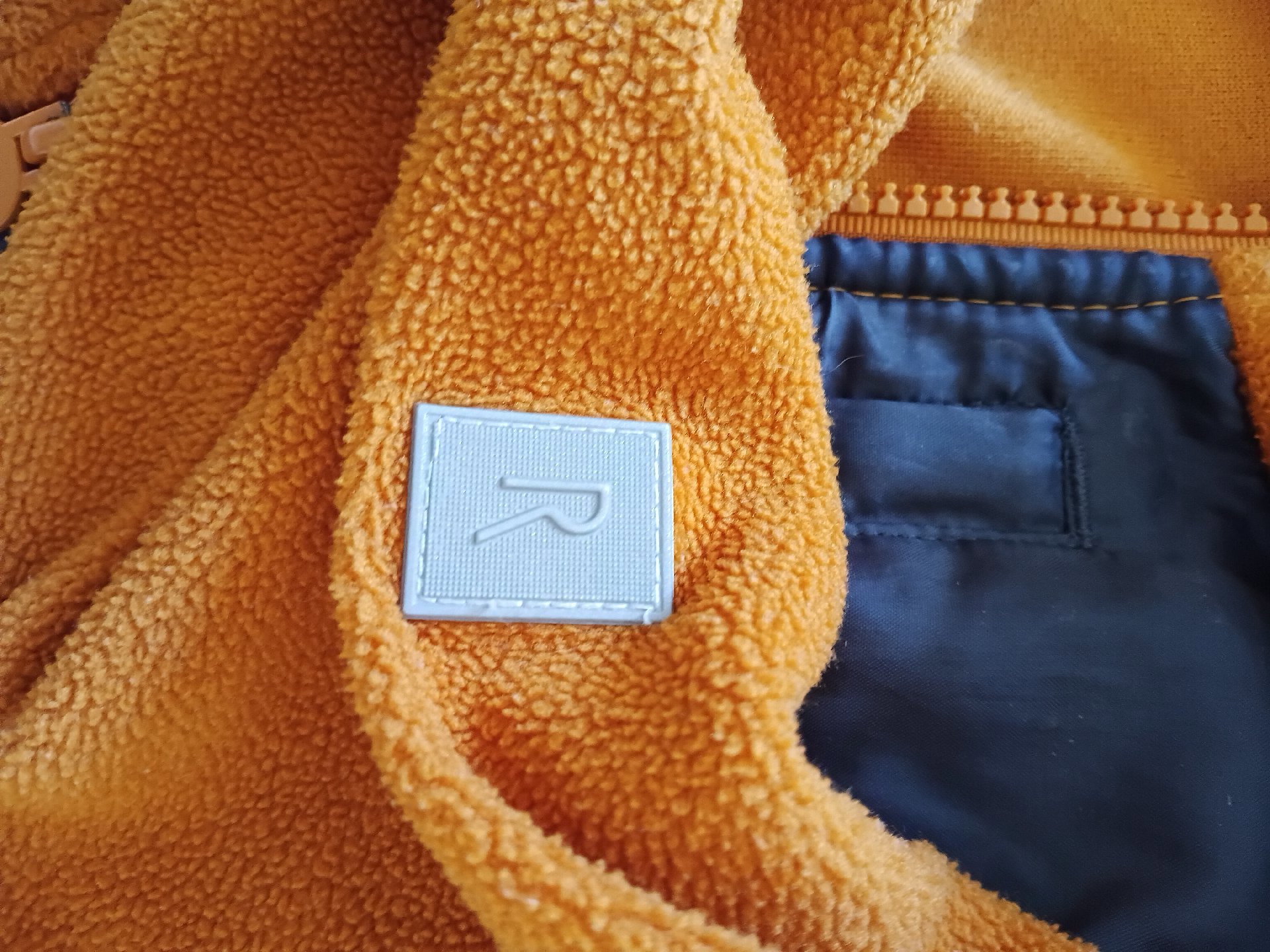 Regatta Orange Fleece Jacket with Navy Chest Pocket, Regatta, 11-12 years, Excellent condition — preloved on SilentSale®