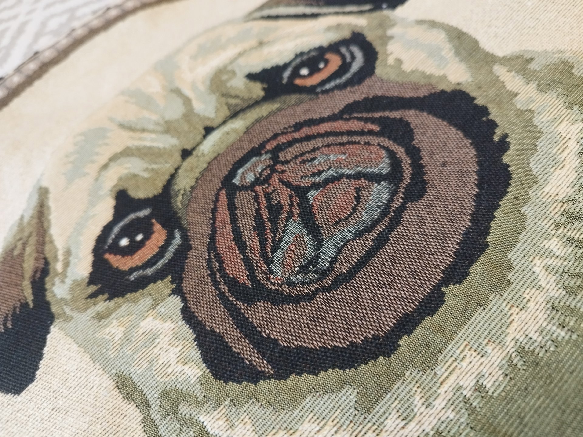 8× Adam Home Pug Dog Tapestry Cushion Cover 45x45 cm, Adam Home, One Size, New condition — preloved on SilentSale®