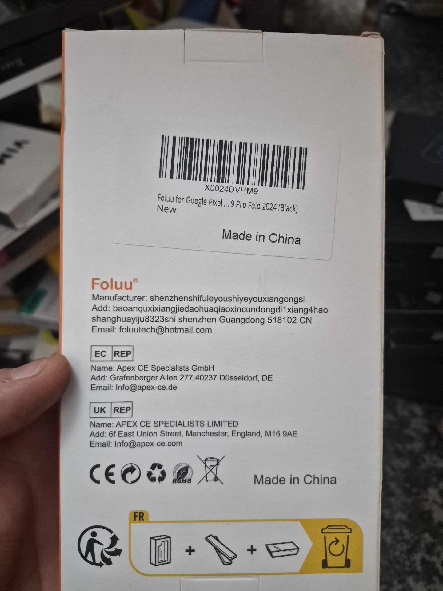 Foluu Black Phone Case for Google Pixel 9 Pro Fold 2024, Foluu, One Size, New condition — preloved on SilentSale®