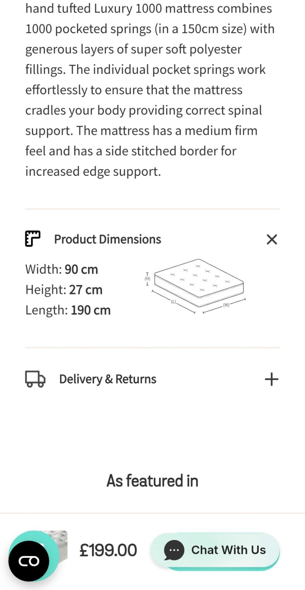 Time4sleep mattress, Time4Sleep, One Size, New condition — preloved on SilentSale®