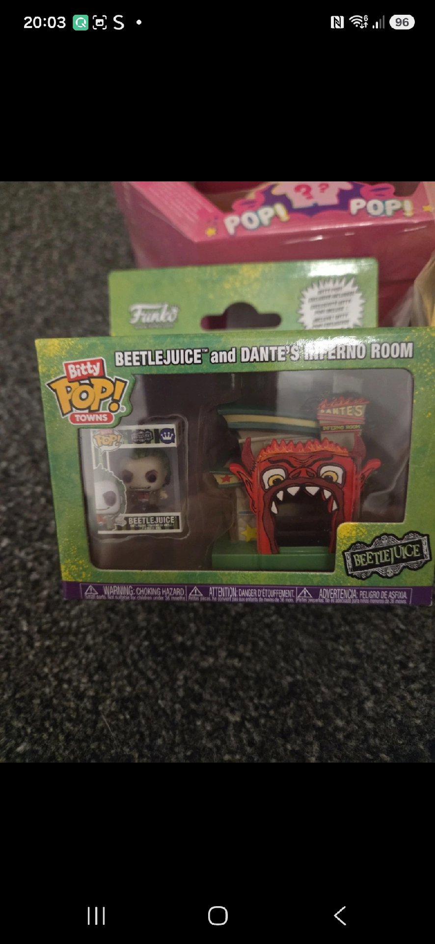 Funko Bitty Pop Towns Beetlejuice and Dante's Inferno Room Set, Funko, 3 years, New condition — preloved on SilentSale®