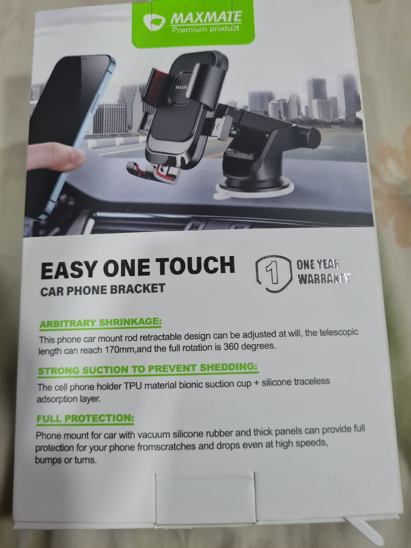 Maxmate Dashboard and Windshield Car Holder, Maxmate, One Size, New condition — preloved on SilentSale®