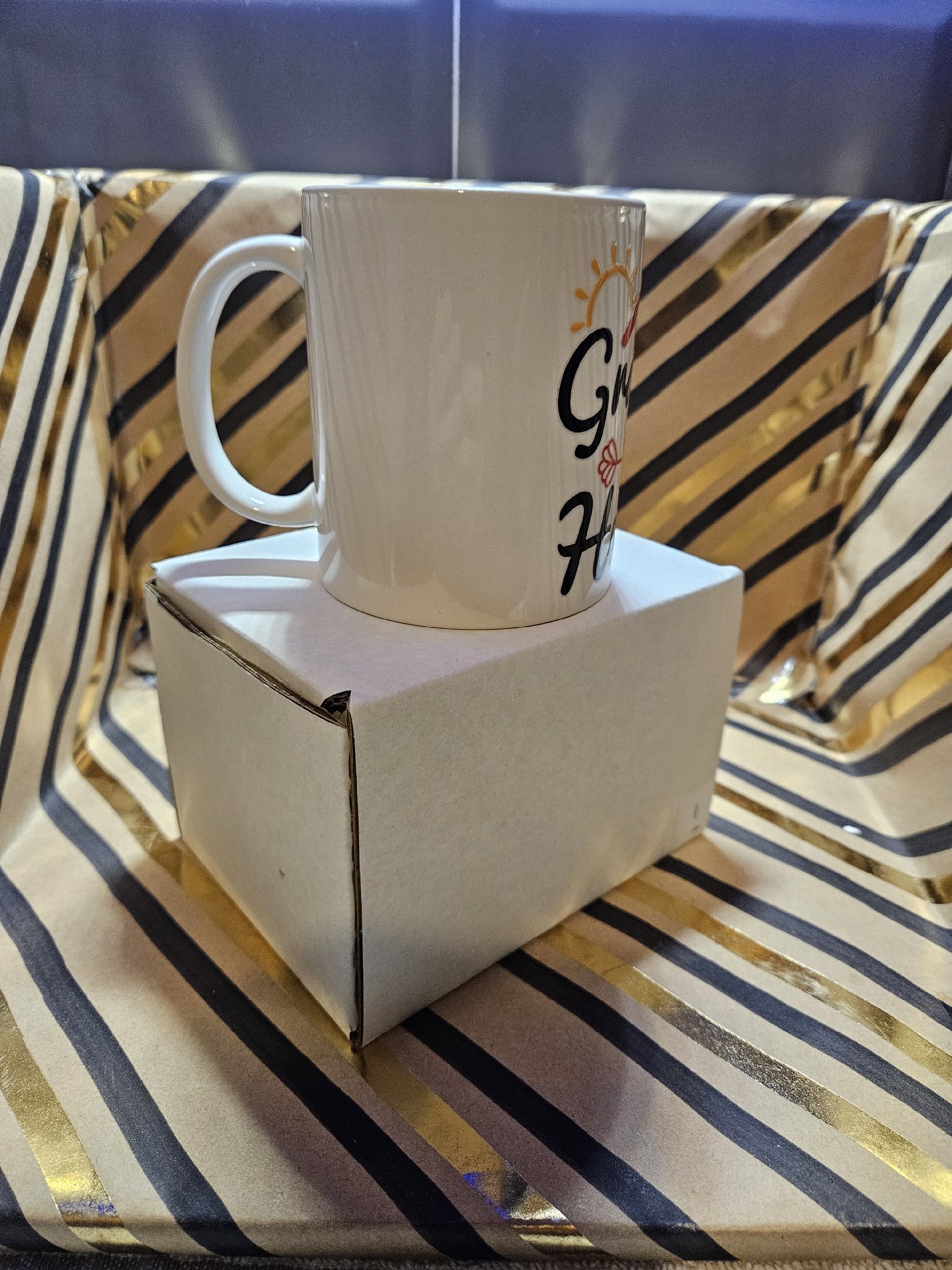 Grateful For Home Ceramic Mug with Box, Unbranded, One Size, New condition — preloved on SilentSale®