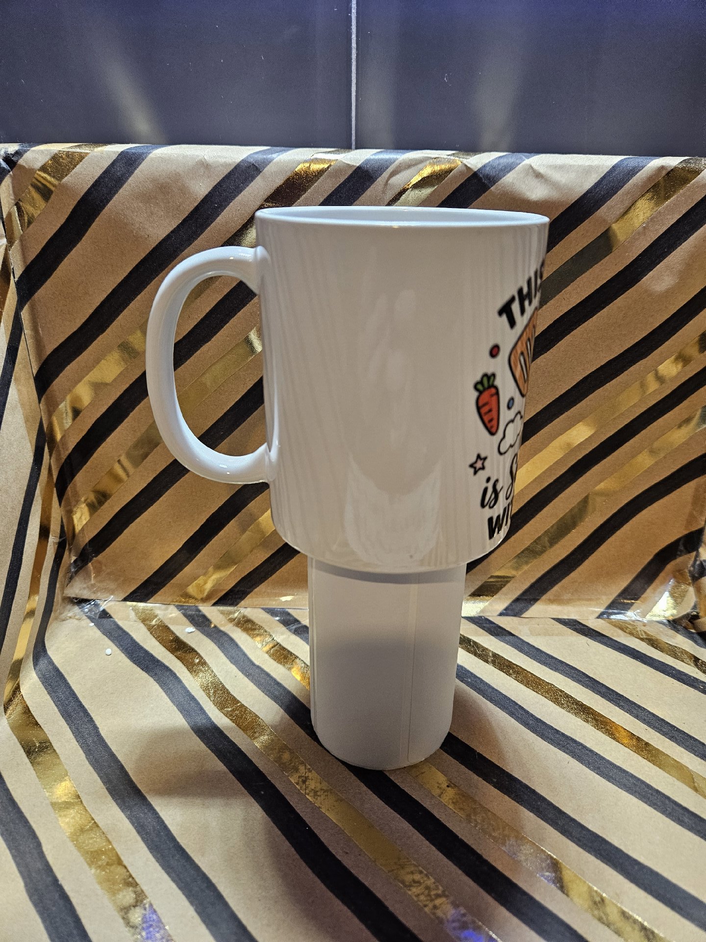 Ceramic Kitchen Mug with 'Seasoned with Love' Print, Unbranded, One Size, New condition — preloved on SilentSale®