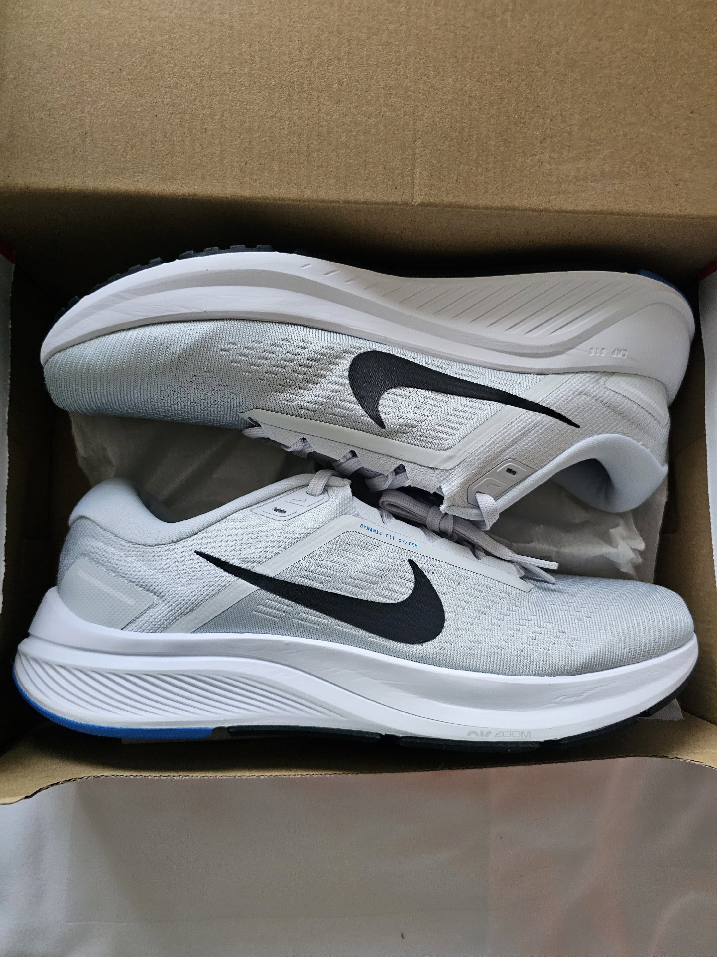 Nike White Zoom structure 24 Running Trainers – UK 10.5, Nike, 10.5, New condition — preloved on SilentSale®
