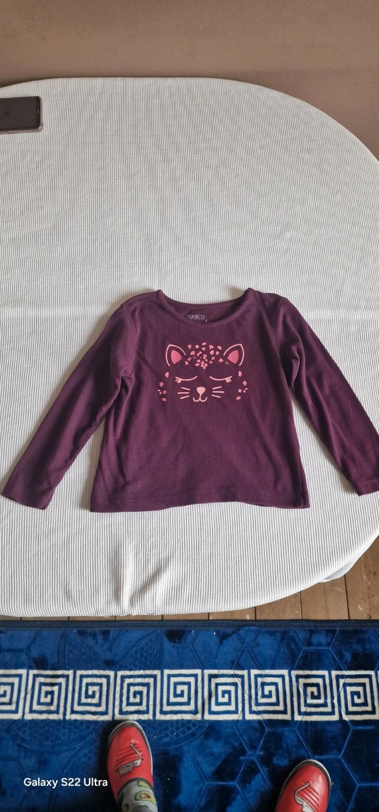 Girls blouse, Pepco, 9-12 months / 74 cm, Excellent condition — preloved on SilentSale®
