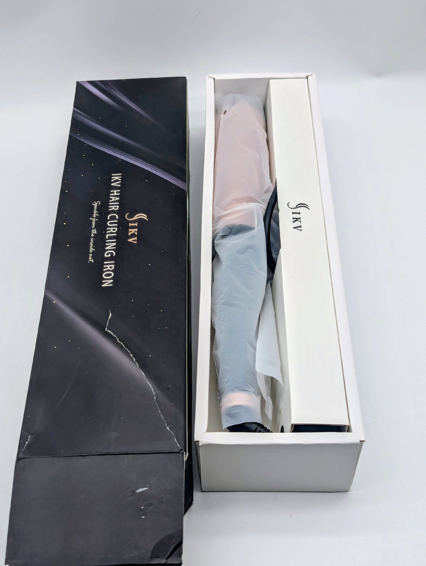 JKV Hair Curling Iron with Heat Resistant Glove, Jkv, 2 Inch / 50mm, New condition — preloved on SilentSale®