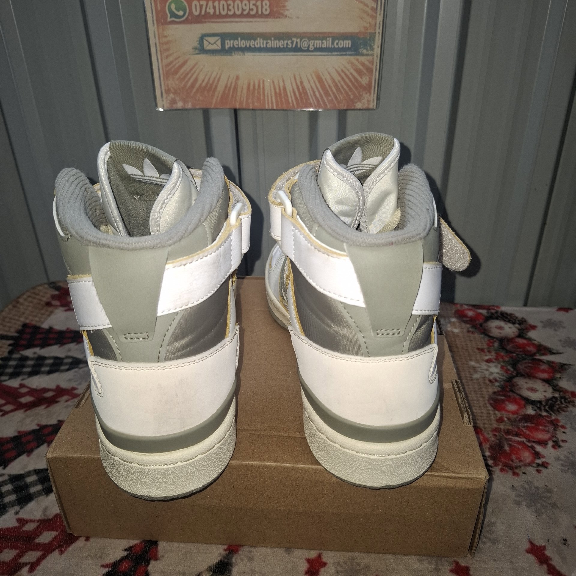 Adidas White High Top Trainers – UK 7, Adidas, 7, Good condition — preloved on SilentSale®