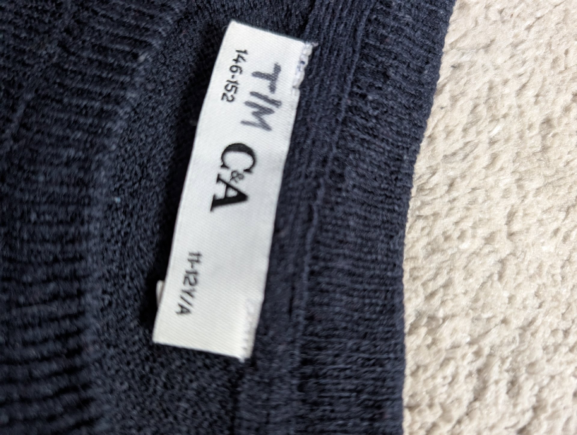 Tim CA Navy Christmas Pug Jumper – 146-152, Tim CA, 146-152, Excellent condition — preloved on SilentSale®