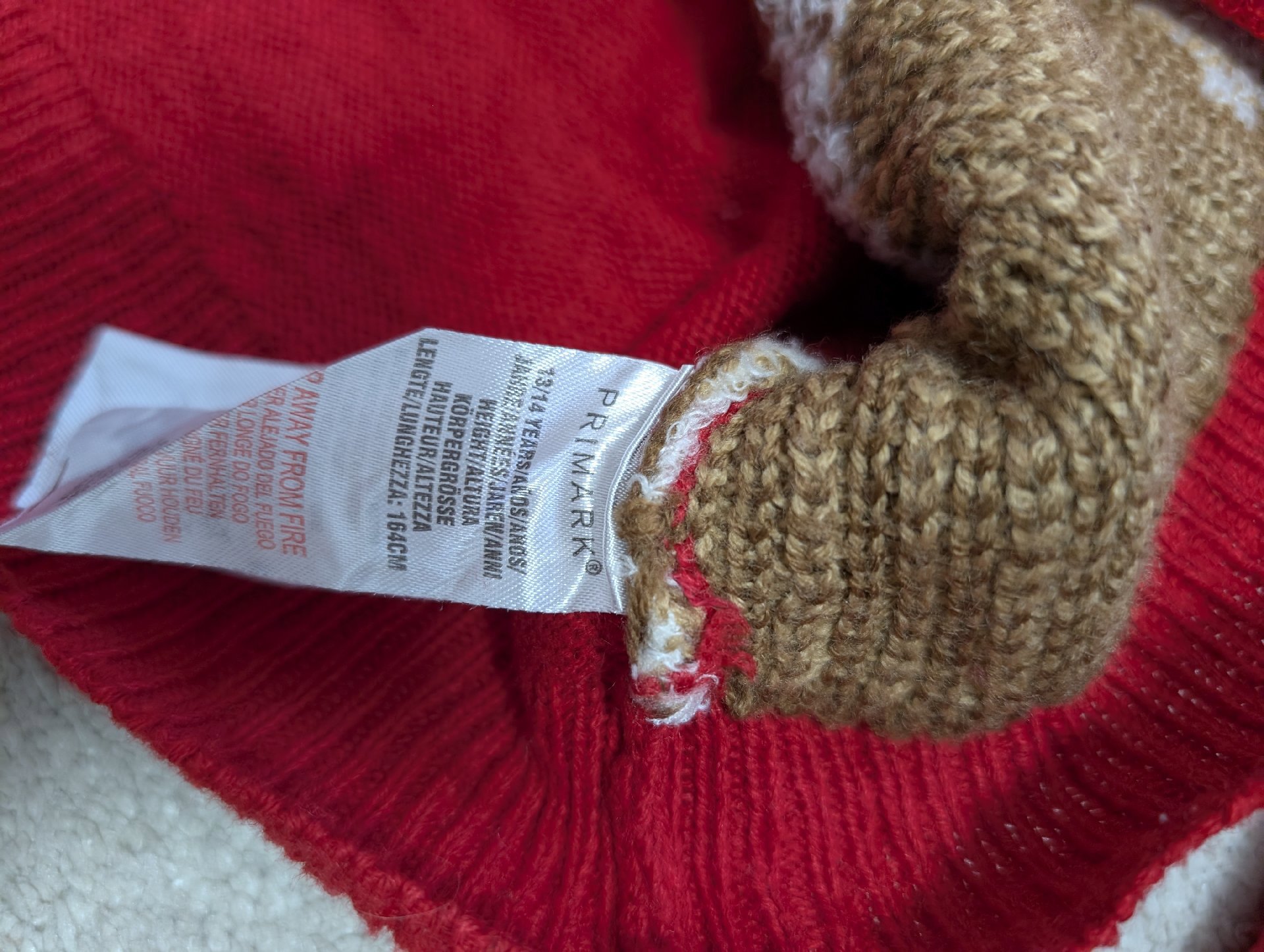 Primark Christmas Wishes Red Reindeer Christmas Jumper – 13-14 Years, Primark, 13-14 years, Good condition — preloved on SilentSale®